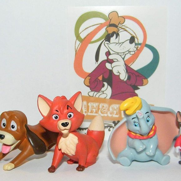 Disney Animal Friends Party Favor Set including Dumbo, Fox and Hound, and More! - Picture 3 of 7